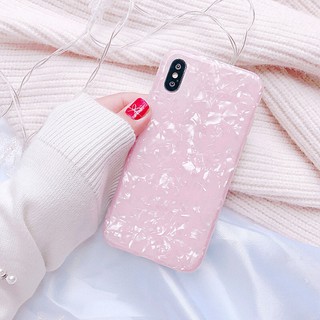 Ốp Xà Cừ Trắng Hồng Cho Iphone