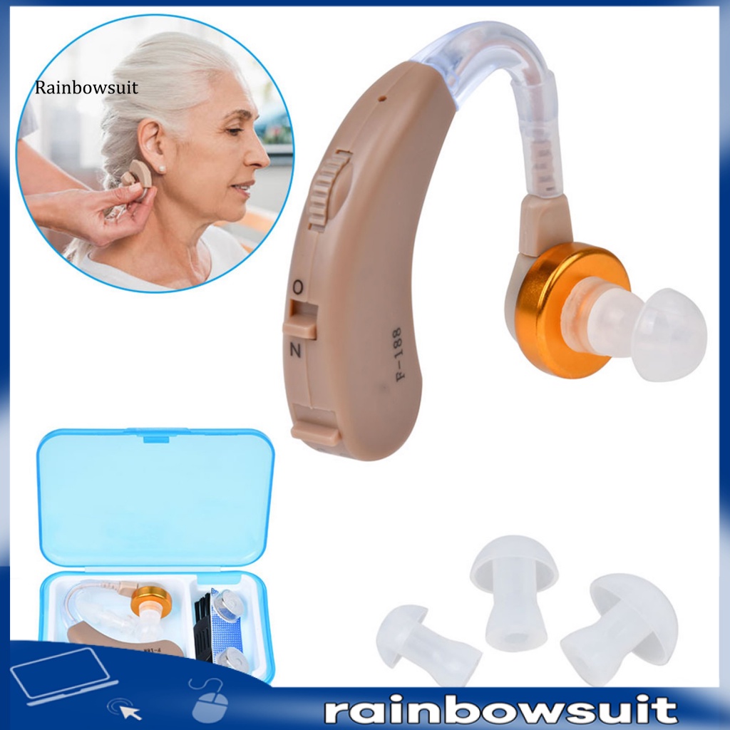 Máy Khuếch Đại Âm Thanh Tai F188 Nois-Red Có Giác Hút Phía Sau Thoải Mái