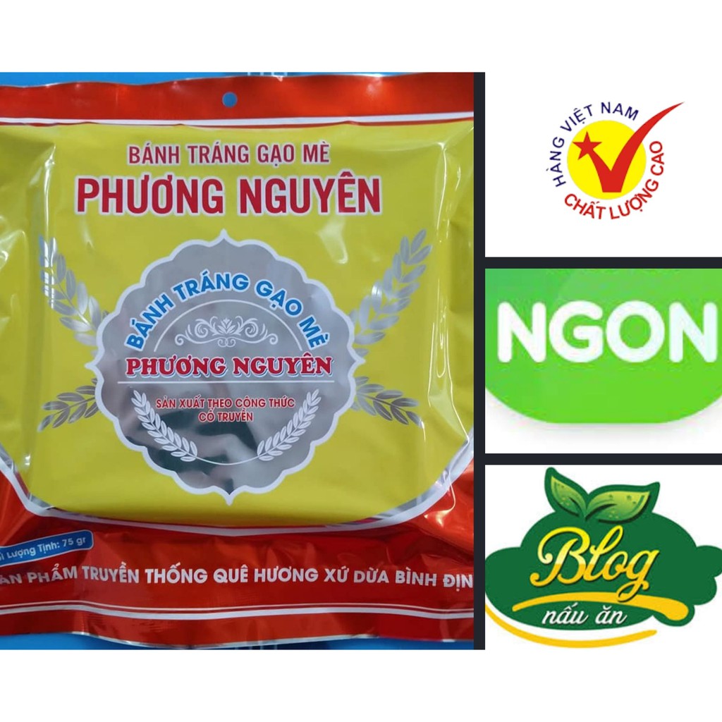 Bánh tráng nướng gạo mè Phương Nguyên/75g/1 gói