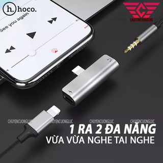 Cáp chuyển đổi tai nghe iphone - Hoco LS25 - Chính hãng