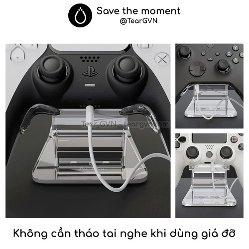 Giá đỡ tay cầm, tai nghe, phụ kiện (Skull &amp; Co) cho Playstation / Xbox / Switch Pro Controller