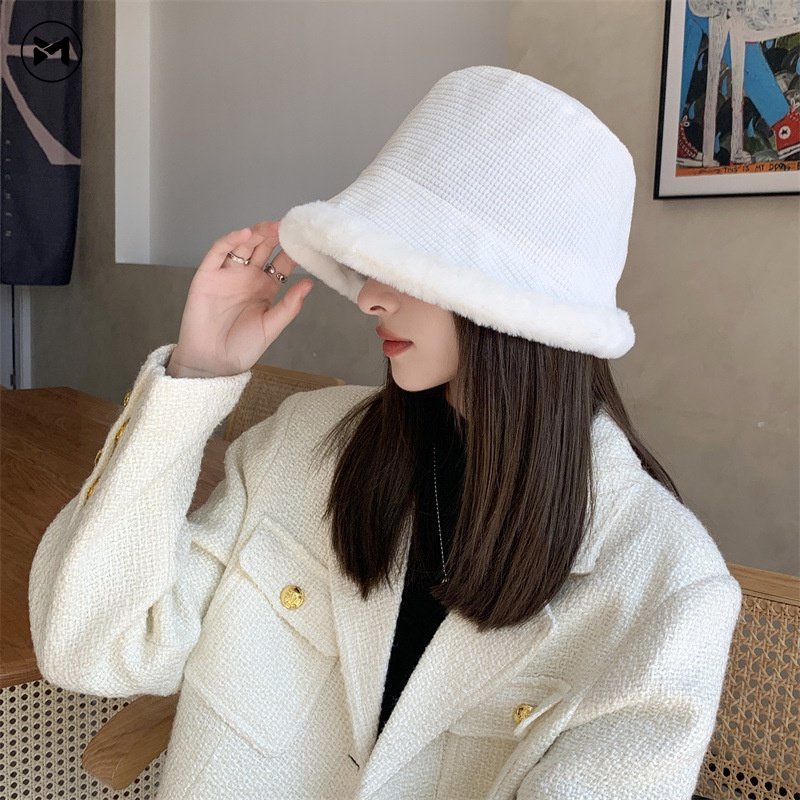 Nón Tai Bèo Len Lông Cừu Ấm Áp Thời Trang Unisex 2022