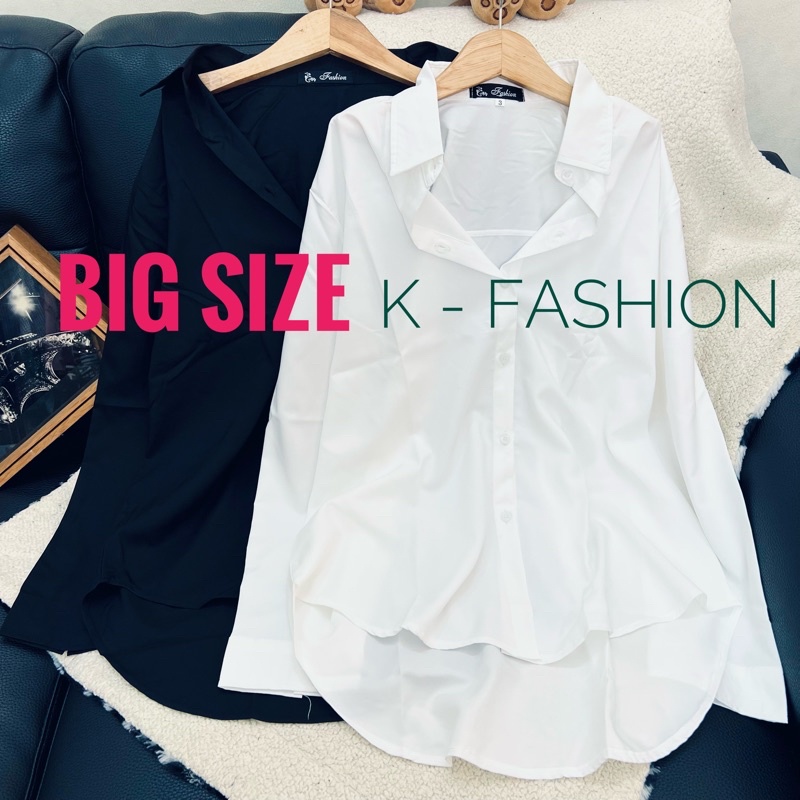 ÁO SƠ MI ĐEN - ÁO SƠ MI TRẮNG - ĐỦ SIZE - BIG SIZE