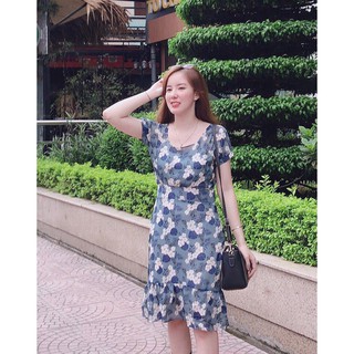 VÁY ĐUÔI CÁ HOA THANH LỊCH