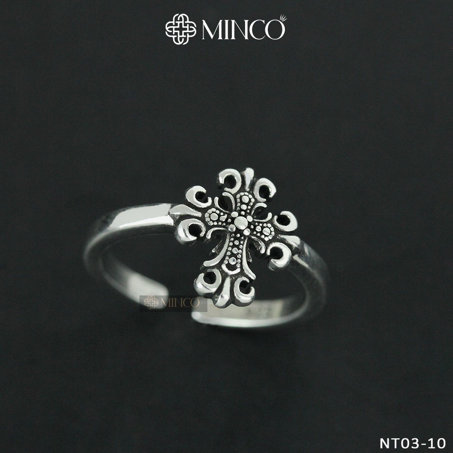 Nhẫn Nữ Chrome Heart Minco Accessories phong cách Unisex phụ kiện trang sức cá tính NT03-10