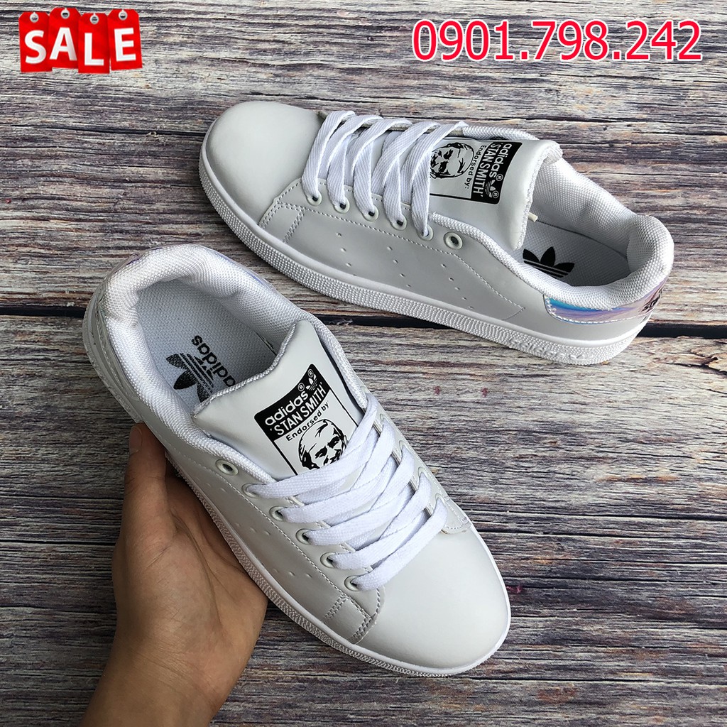 [KÈM VIDEO ẢNH THẬT] Giày Adidas Stan Smith Gót 7 Màu