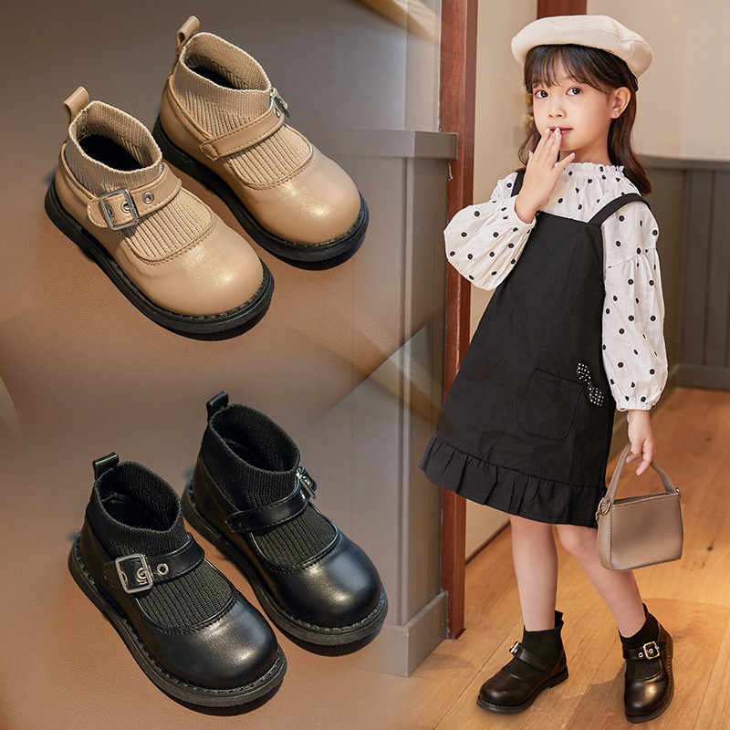 Giày boot cổ thấp cho bé gái G517 (Size 21-36)