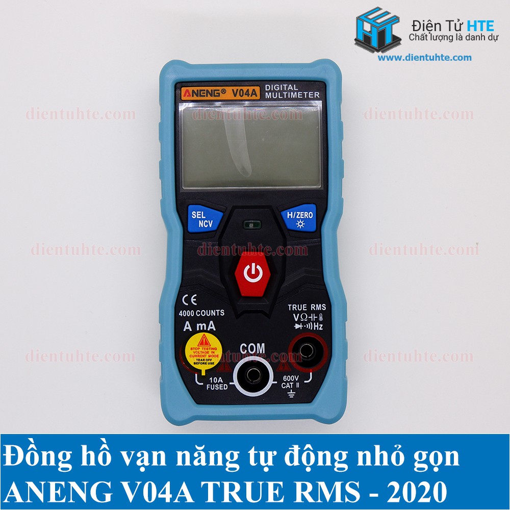 Đồng hồ đo tự động ANENG V04A True RMS Version 2020 kèm bộ que đo đa năng [HTE Quy Nhơn CN2]