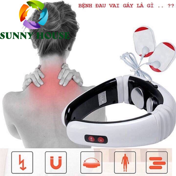 [LOẠI 1] Máy massage cổ vai gáy 3D thông minh