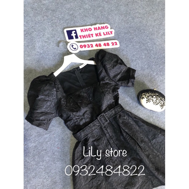 ẢNH VÀ VIDEO THẬT 10000% _ ĐẦM GẤM KÈM THẮT LƯNG