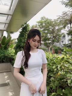 ĐẦM MAXI ĐAN DÂY EO ĐỎ ĐEN TRẮNG