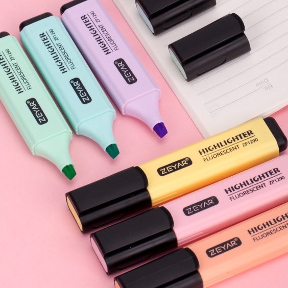 Bút Đánh Dấu Mực Sáng Màu Pastel CRD