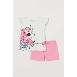 bộ cộc hè hm họa tiết pony
