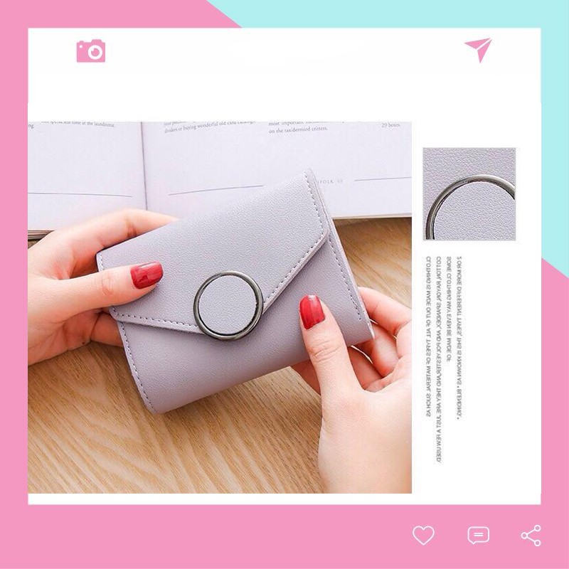 Ví Nữ Ngắn Khóa Tròn VN03