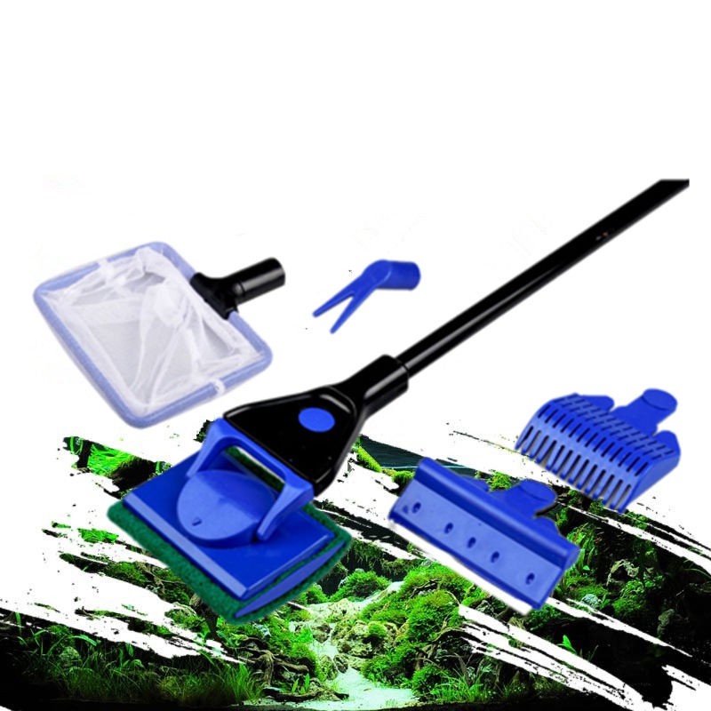 Bộ Dụng Cụ Vệ Sinh Bể Cá Cảnh 5 Trong 1 - Bộ Vệ Sinh Cá Cảnh 5 in 1