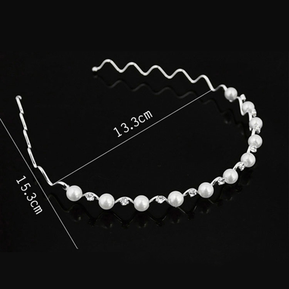 Băng Đô Đính Ngọc Trai Nhân Tạo Thời Trang Cho Nữ