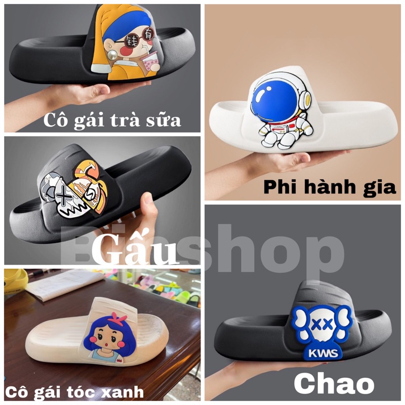 [5 MẪU] DÉP LÊ BÁNH MÌ  UNISEX NỮ SIÊU HOT