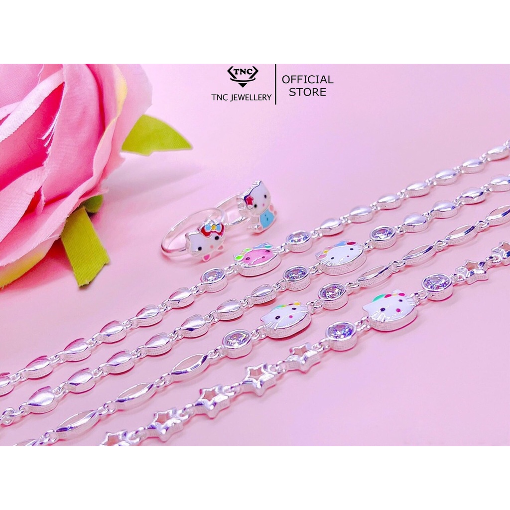 Set Nhẫn, Vòng Tay Bạc Cho Bé- Trang Sức TNC JEWELLERY