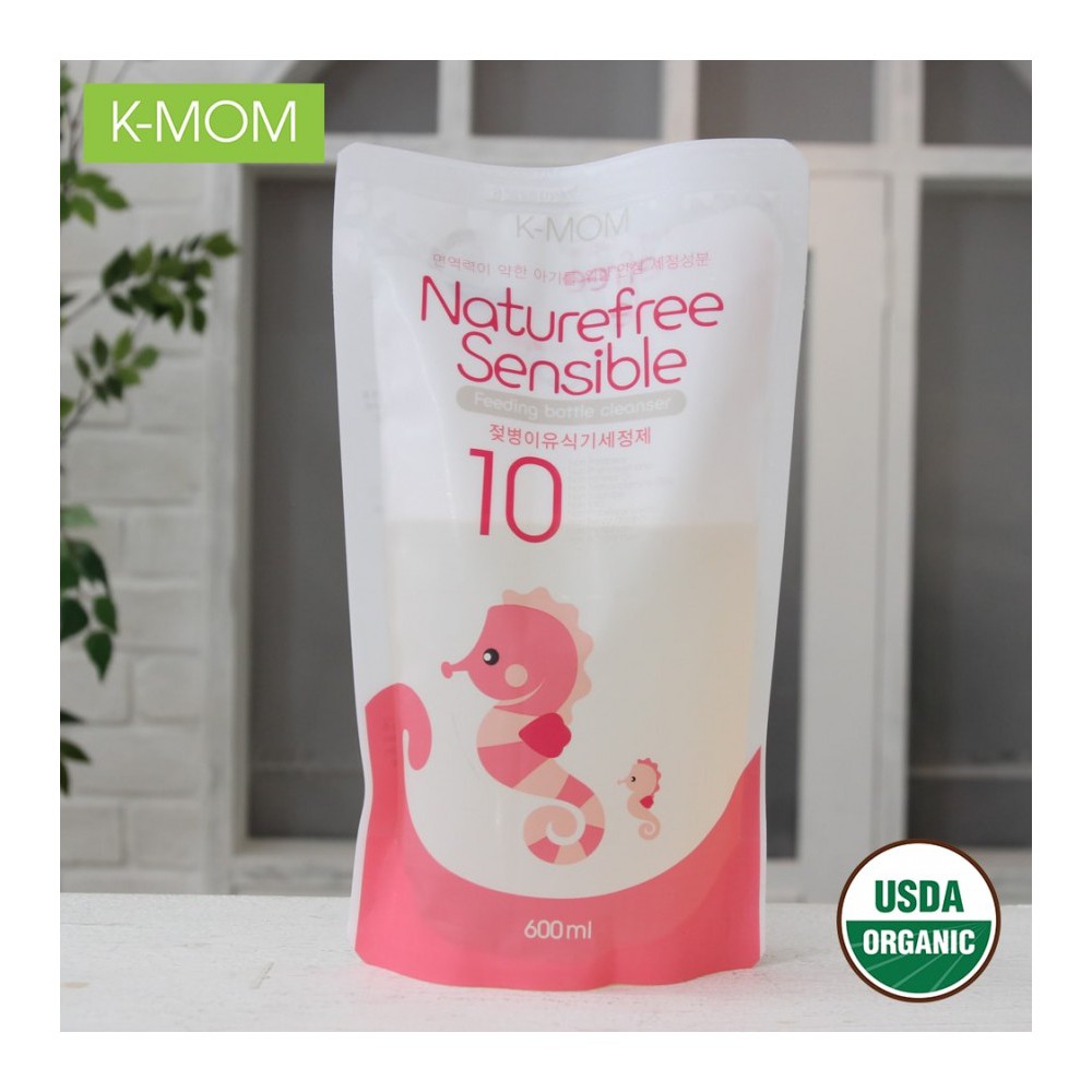 Nước rửa bình và rau củ quả chiết xuất thảo mộc hữu cơ K-MOM