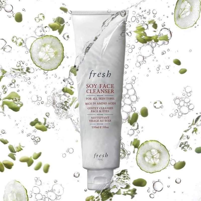 Sữa rửa mặt Fresh Soy Face Cleanser unbox