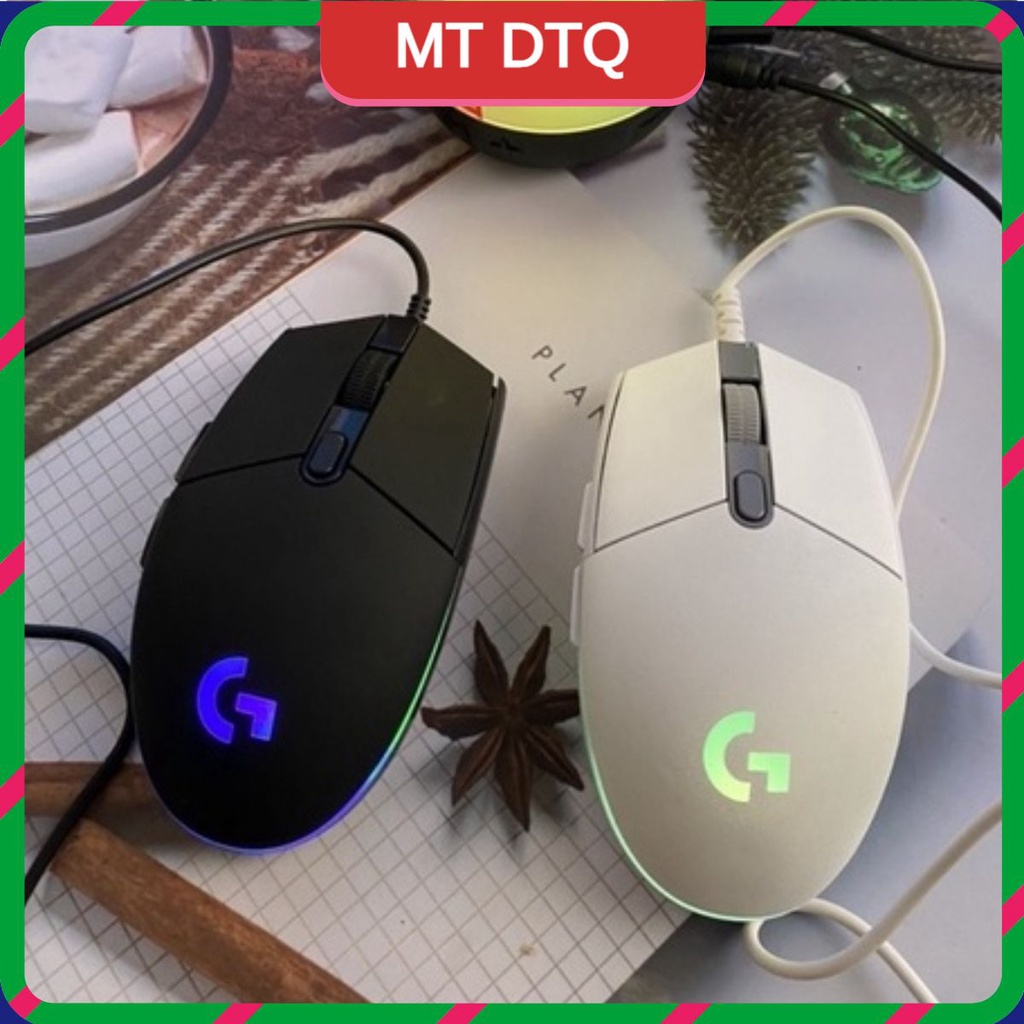 Chuột G102 game Led - Chuột Siêu Click Dell Ms116 cực nhạnh cho laptop máy tính pc xịn chất lượng cao