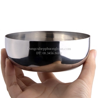 Bát Inox Hàn Quốc có nắp 1 lớp, 2 lớp 10.5cm