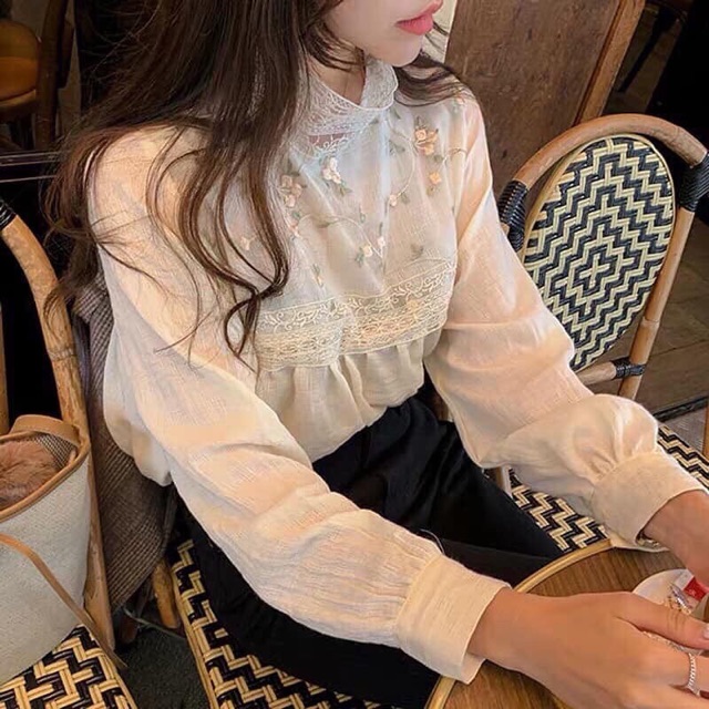 ÁO BABY DOLL ĐŨI ĐÍNH HOA MS12010