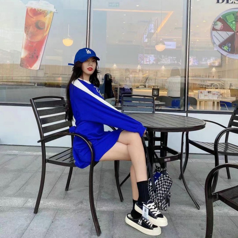 🍄Giày Sục Nữ NY Thêu, Sục Thể Thao MLB Đạp Gót Đế 3 Phân Siêu HOT 2022🌸