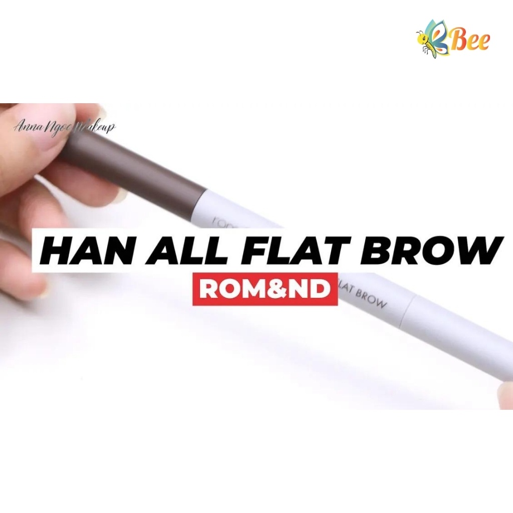 Chì kẻ mày Rom&amp;nd HAN ALL FLAT BROW