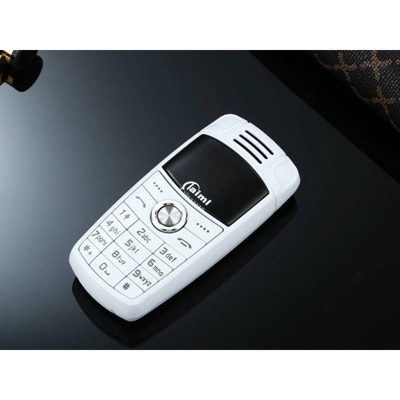 Điện thoại siêu nhỏ mini Laiml X6 ( trắng + đen )