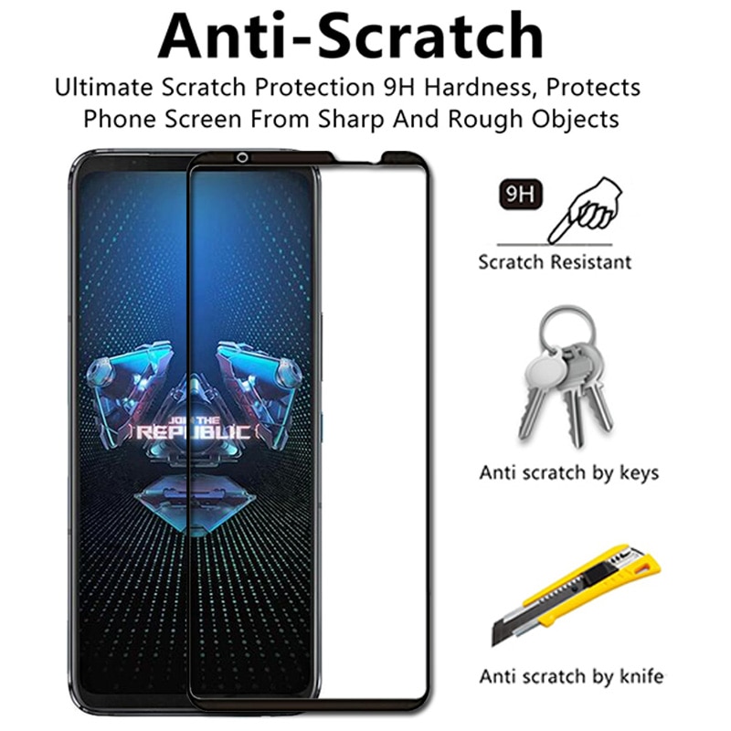 Kính Cường Lực Bảo Vệ Màn Hình Asus ROG Phone 5 3 2 1 ROG Phone 5 Pro Ultimate 3 Strix ZS661KS ZS660KL ZS600KL