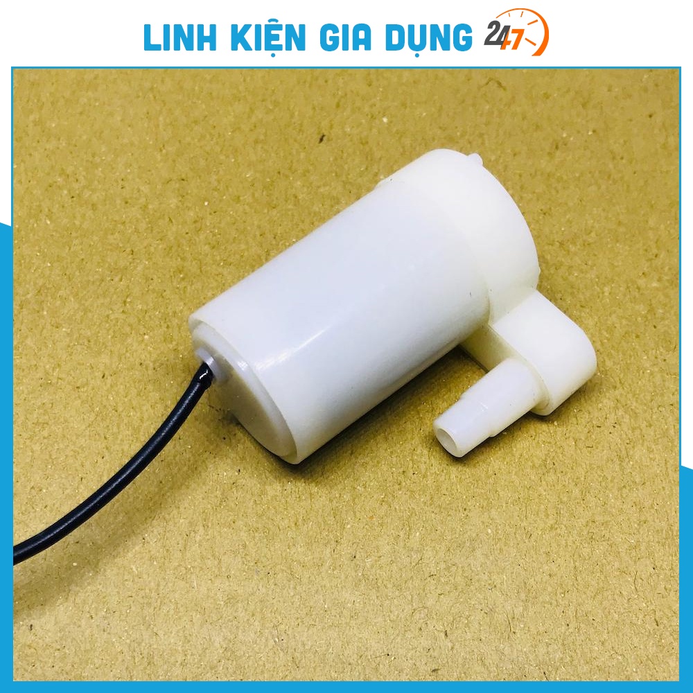 Máy bơm nước mini DC 3v-5v bơm chìm thân đứng dùng cho bể cá mini , thay thế bơm máy rót rượu