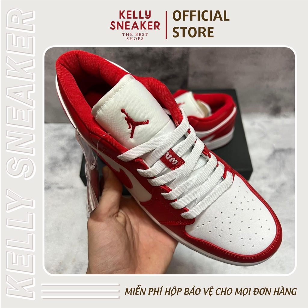 Giày Thể Thao Sneaker Jordan 1 Low Gym Red - Bản Cao Cấp