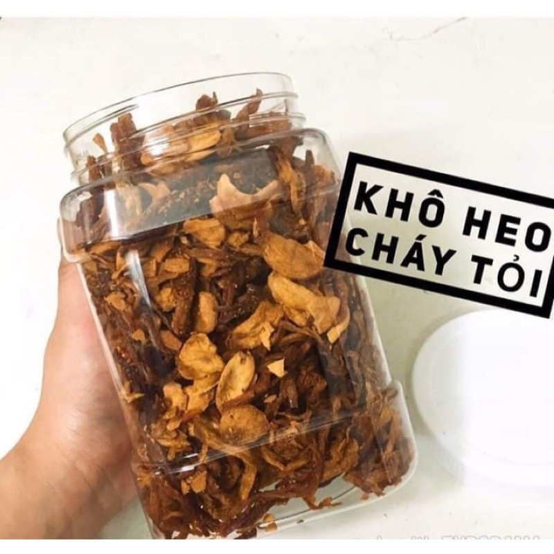 Hủ 500G Khô Heo Cháy Tỏi