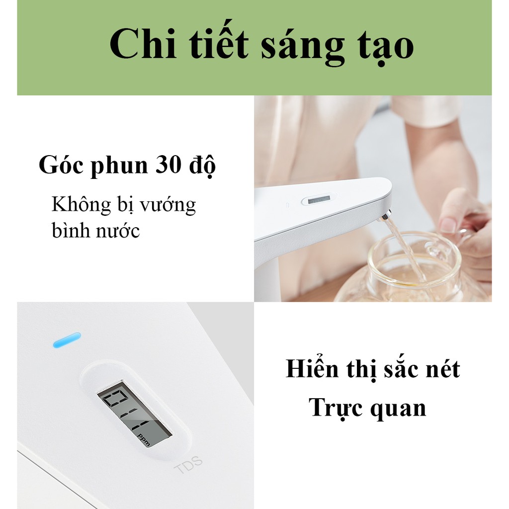 Máy phun nước tự động hiển thị độ tinh khiết nguồn nước Xiaomi Xiaolang