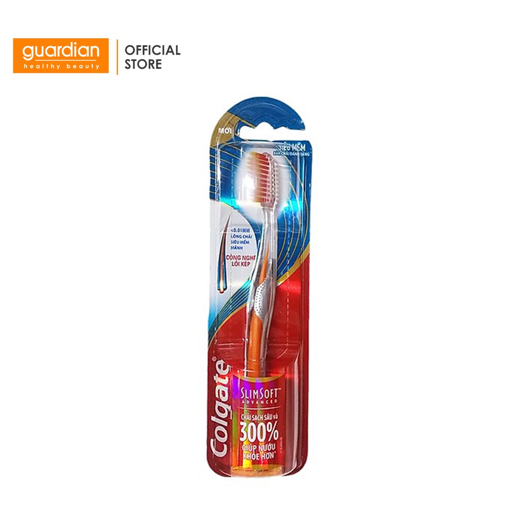 Bàn Chải Đánh Răng Colgate SlimSoft Advanced lõi kép siêu mềm mảnh chăm sóc nướu