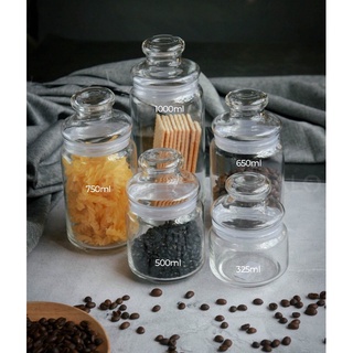 LỌ THỦY TINH NẮP THỦY TINH 325ml-1000ml - POP JAR