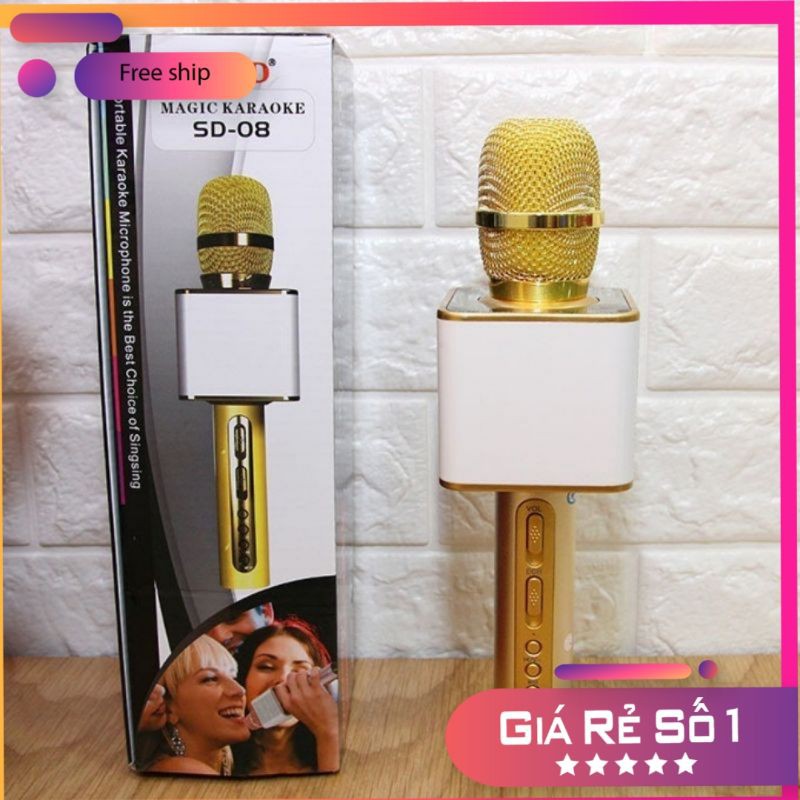 Mic Hát Karaoke SD08Freeship Giá Hủy Diệt.