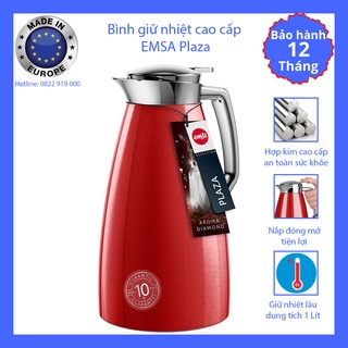 Bình giữ nhiệt cao cấp EMSA Plaza 1 lít, nhập khẩu Châu Âu