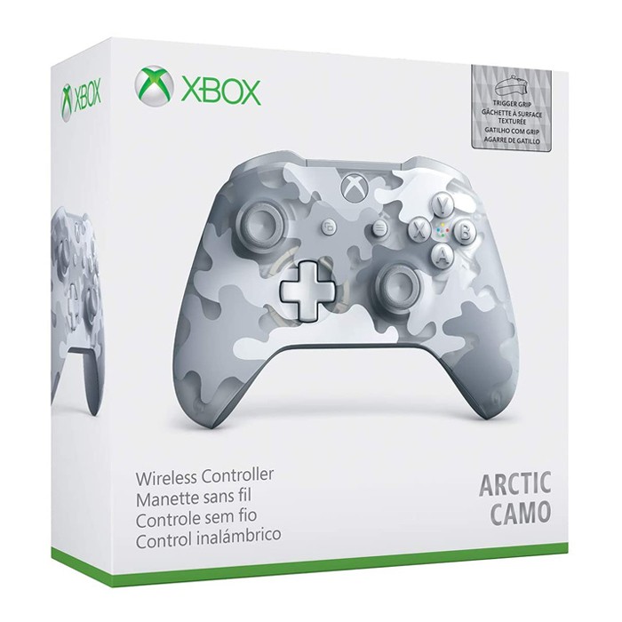 Tay Cầm Xbox One S Wireless Controller - Arctic Camo - BH 3 tháng