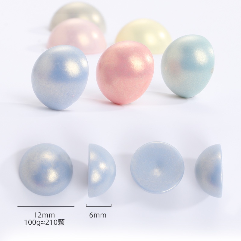 Set 2 Phụ Kiện Nút Đính Ngọc Trai Trang Trí Giày Thời Trang#Macarone Bán Ngọc Trai Tròn