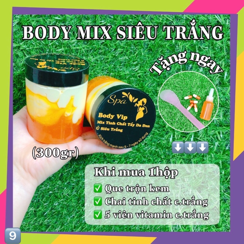 [RẺ VÔ ĐỊCH] KÍCH TRẮNG B10 - SIÊU KÍCH TRẮNG BODY VIP MIX