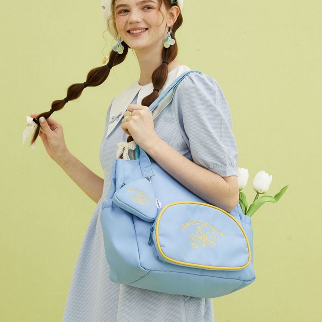 Túi Đeo Vai Nữ Chống Nước Cỡ Lớn Đi Học Đi Làm - Kích Thước 35 X 32 X 14CM - Thích Hợp Cho Laptop 14 Inch