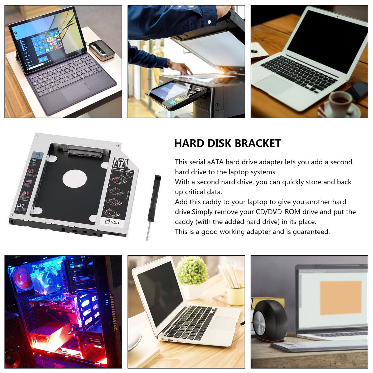 Khay Gắn Ổ Cứng Ssd Hdd 12.7mm Sata 2nd Ssd Hdd | BigBuy360 - bigbuy360.vn