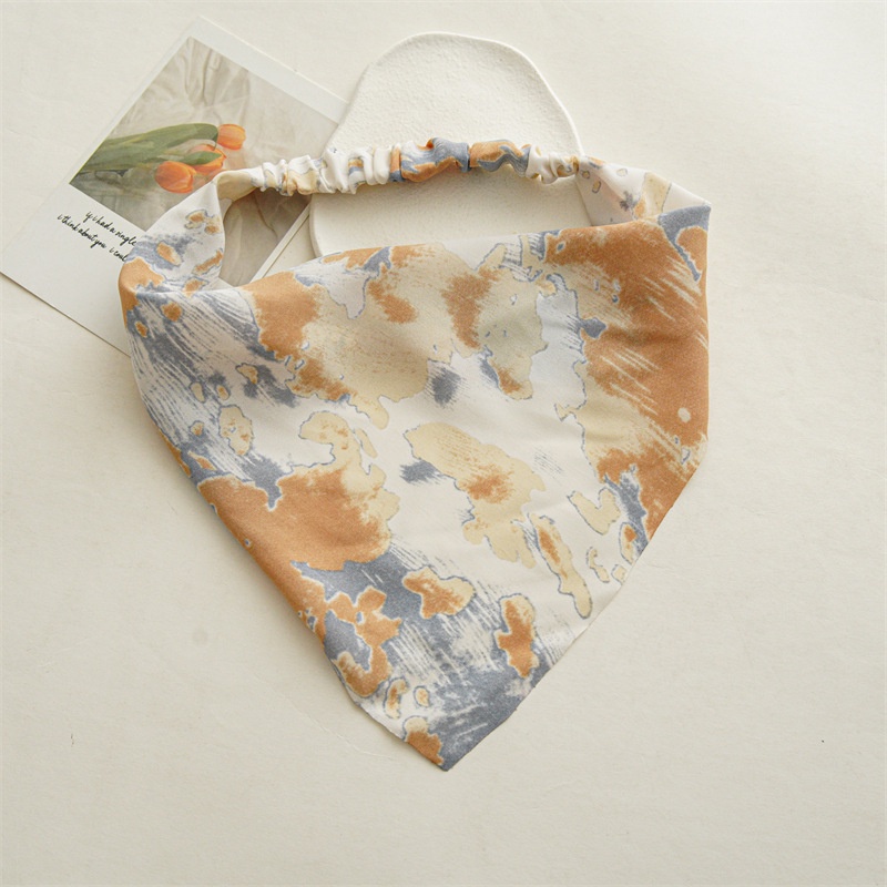 Khăn Turban Vải Nhuộm Màu Co Giãn Thời Trang Xuân Hè Mới Cho Nữ