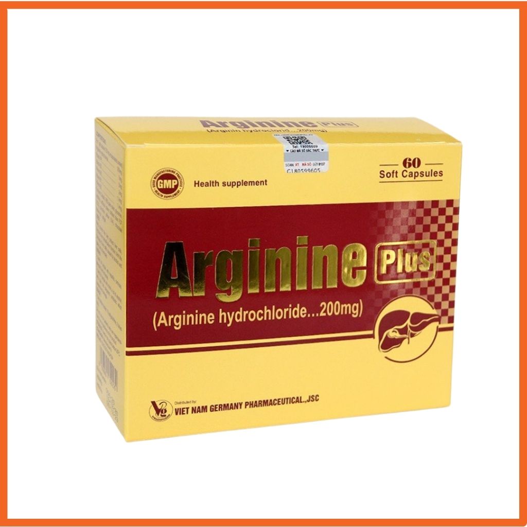 ✅  Arginine plus Bổ gan cho người dùng b.ia rượu men gan cao hộp