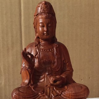 [GIÁ TỐT NHẤT]Tượng Phật quan âm, Tượng Phật để Táp lô xe hơi, Tượng Phật Gỗ Hương - Luxi Green