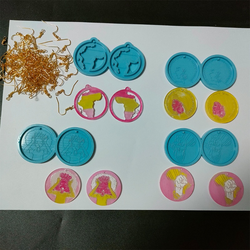 Khuôn silicone làm trang sức hình giọt nước DIY