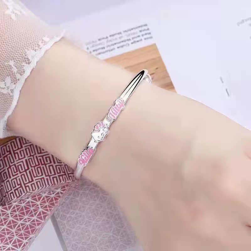 Xiaohongshu Vòng Đeo Tay Họa Tiết Cún Con Dễ Thương Làm Quà Tặng Cho Bạn Gái / Bạn Gái