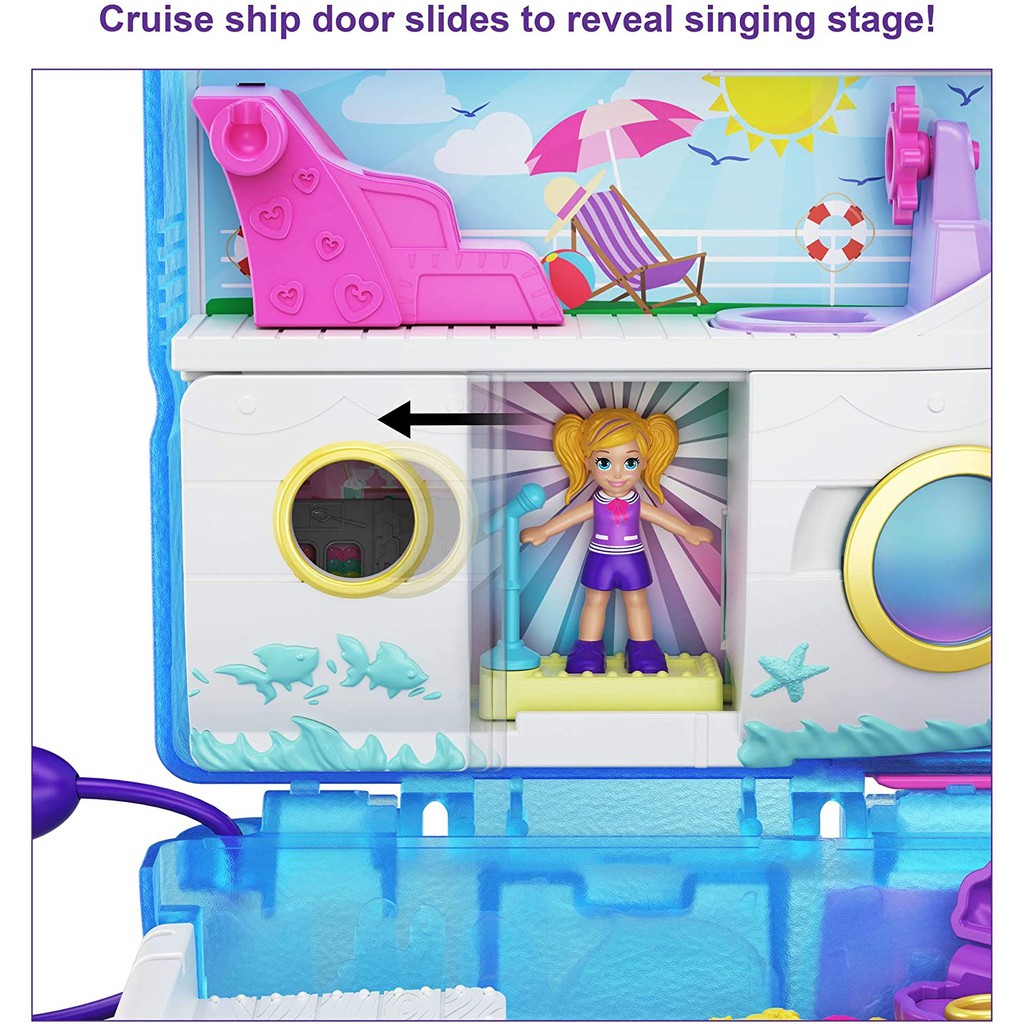 ĐỒ CHƠI POLLY POCKET - Polly Pocket cùng Du Thuyền khám phá biển xanh - MÃ SP GKJ49/FRY35 - HĐT